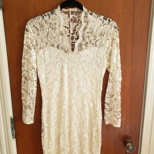 Asos Long Sleeve Lace Dress